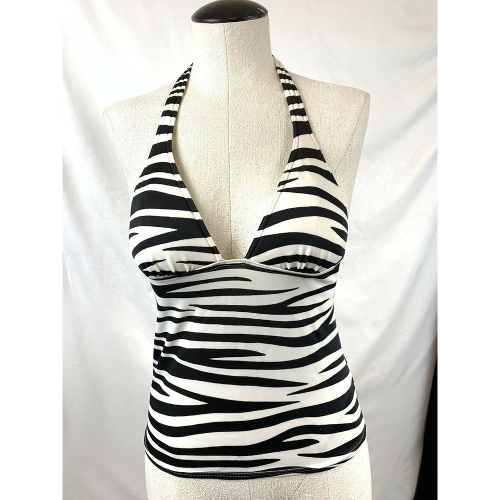 Victoria’s Secret Tankini Top Size Small Lot Bundle Stripes Yellow Ruffles Triba - Picture 6 of 12